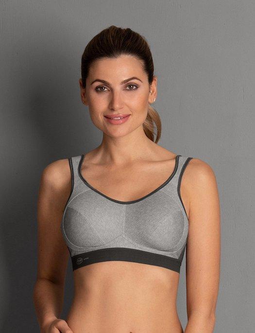 Anita Extreme Control Sports Bra, GREY BRA - BASIC - SPORTS ANITA 