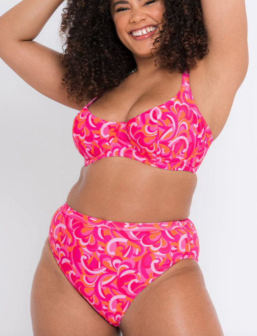 Curvy Kate Swim Retro Wave Balcony Bikini Top