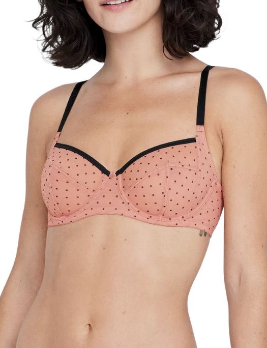 Skarlett Blue Spellbound Full Cup Underwire BRA - FASHION - FASHION BRA 1 -$110 SKARLETT BLUE ROSEDAWN/BLACK 38G 