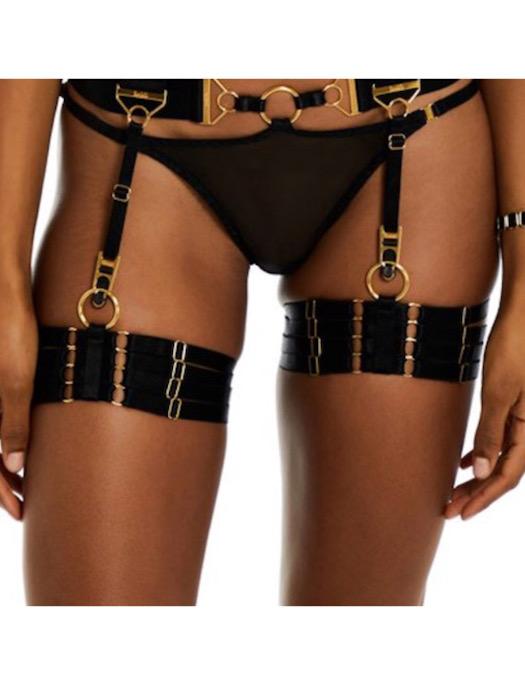 Bordelle Bondage Webbed Garter ACCESSORIES - GARTER BELTS Bordelle 