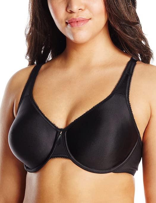 Wacoal Basic Beauty Full Figure Underwire Bra BRA - BASIC - MOLDED WACOAL BLACK 42DD 