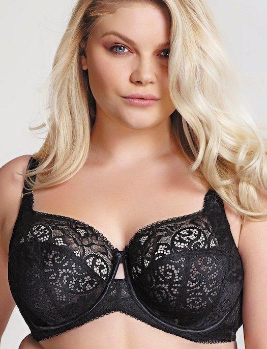 Panache Women's Envy Stretch Lace Full Cup Bra, Navy, 28F : :  Fashion