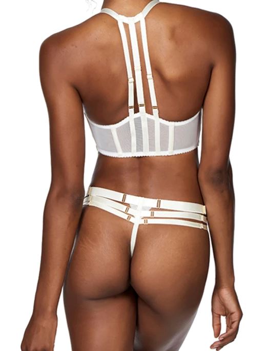 Bordelle Art Deco Multi Strap Thong PANTY - THONG - FASHION Bordelle 