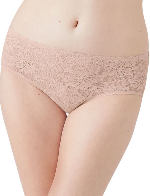 Wacoal Soft Sense Hipster PANTY - BRIEF - BASIC WACOAL ROSE DUST XL 