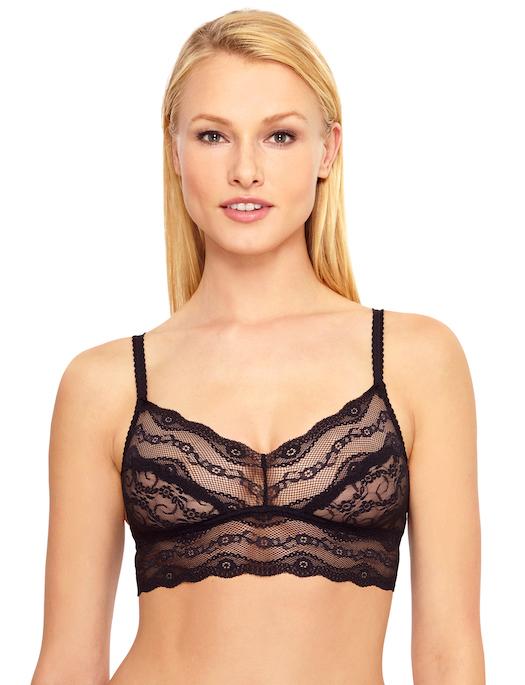 B.Tempt'd Lace Kiss Bralette BRA - BASIC - BRALETTE B.Tempt'd BLACK MD 