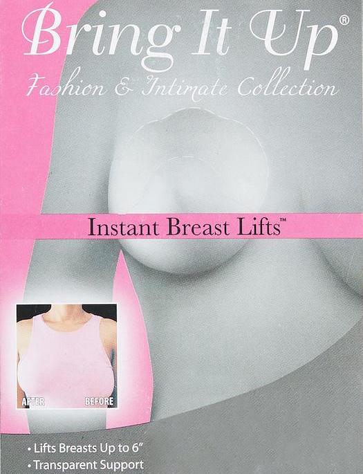 Bring It Up Plus Size Instant Breast Lift for sizes DD and up ACCESSORIES BRING IT UP CLEAR DD+ 