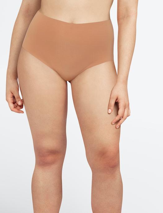 Chantelle Soft Stretch Plus Size Full Brief PANTY - BRIEF - ODD CHANTELLE EX-SANDALWOOD O/S 