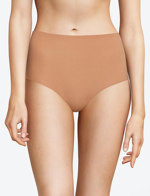 Chantelle Soft Stretch High Rise Brief PANTY - BRIEF - ODD CHANTELLE EX-SANDALWOOD O/S 