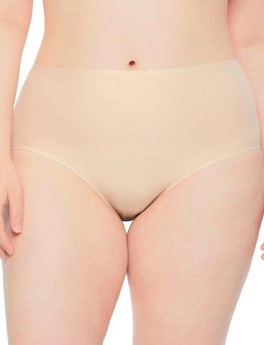 Chantelle Soft Stretch Plus Size Full Brief PANTY - BRIEF - ODD CHANTELLE WU-NUDE O/S 