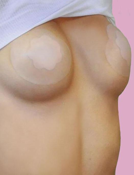 Bring It Up Breast Shapers Clear for C/D cups