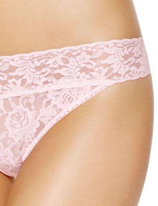 Hanky Panky Signature Lace Low Rise Thong PANTY - THONG - ODD Hanky Panky BLISS PINK O/S 