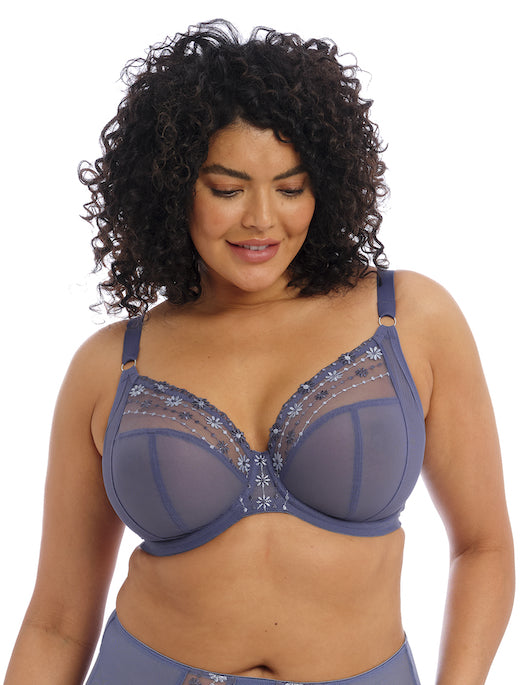 Elomi Matilda Convertible Plunge Bra, DENIM DAISY