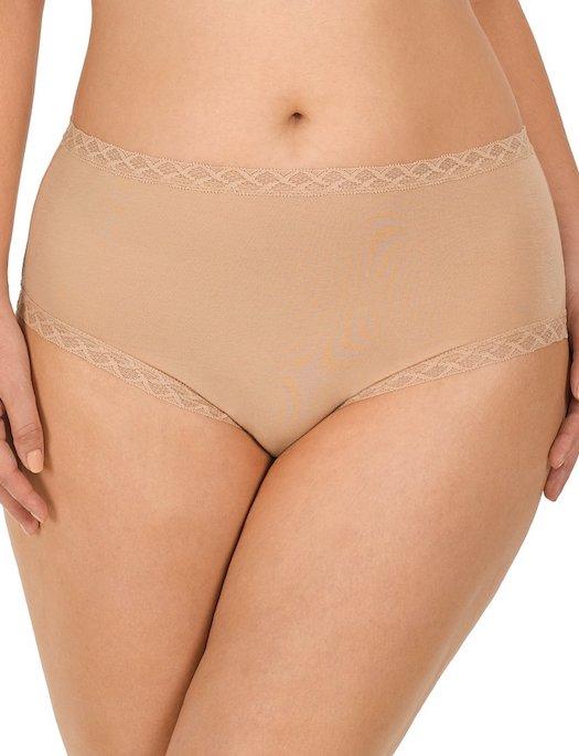 Natori Bliss Cotton Full Brief PANTY - BRIEF - ODD NATORI BRA CAFE 2X 