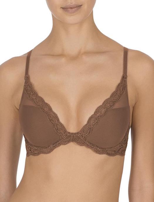 Natori Feathers Contour Plunge Bra BRA - BASIC - T-SHIRT NATORI BRA 