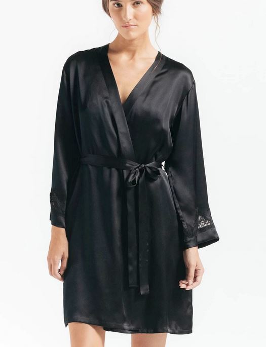 Black Satin Dress – Miss Satin