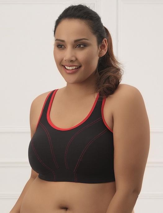 Goddess Soft Cup Sports Bra BRA - BASIC - SPORTS GODDESS BLACK 48I 