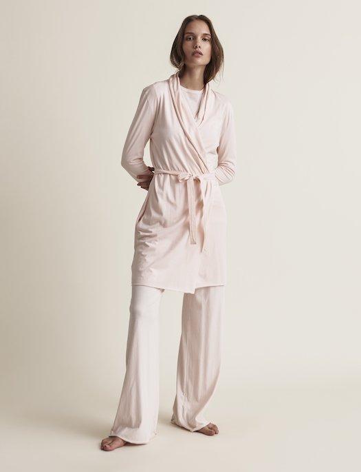 Skin Double Layer Wrap SLEEPWEAR - ROBE - REP SKIN PINK 1 