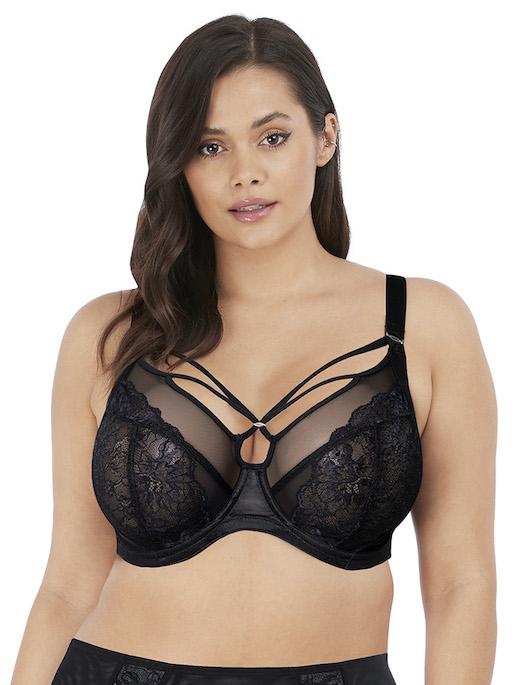 Elomi Brianna Underwire Plunge Bra BRA - BASIC - CLASSIC ELOMI BLACK 40K 