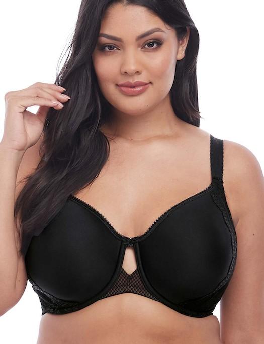 Elomi Charley Moulded Underwire Spacer T-Shirt Bra BRA - BASIC - T-SHIRT ELOMI BLACK 34H 