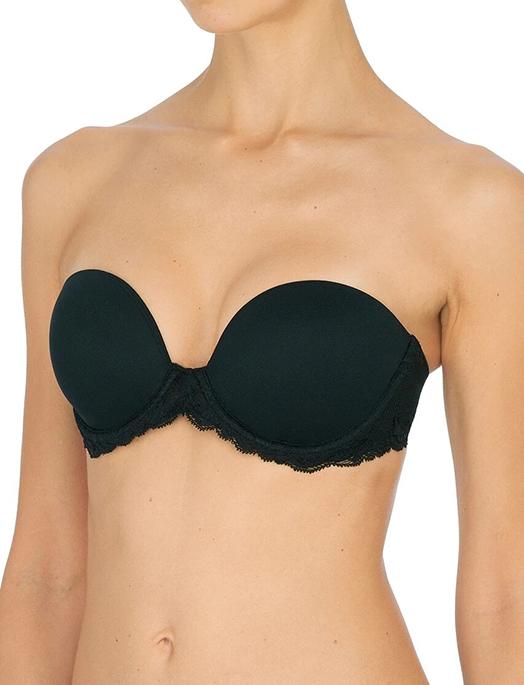 Natori Feathers Strapless Bra BRA - BASIC - STRAPLESS NATORI BRA BLACK 32B 