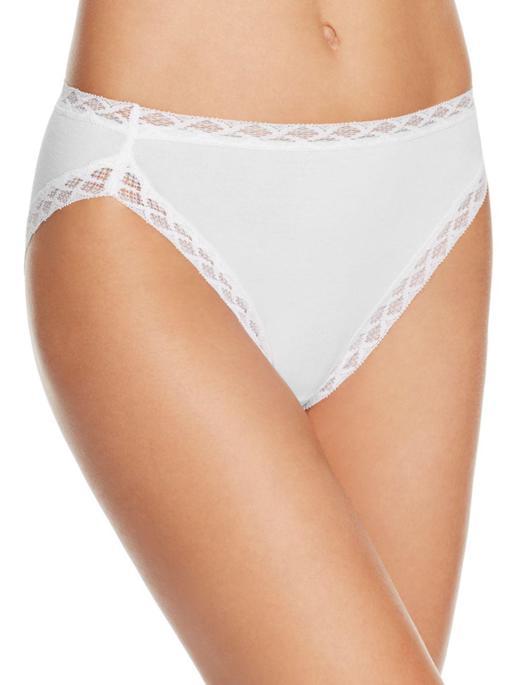 Natori Bliss French Cut Brief PANTY - BRIEF - ODD NATORI BRA WHITE MD 