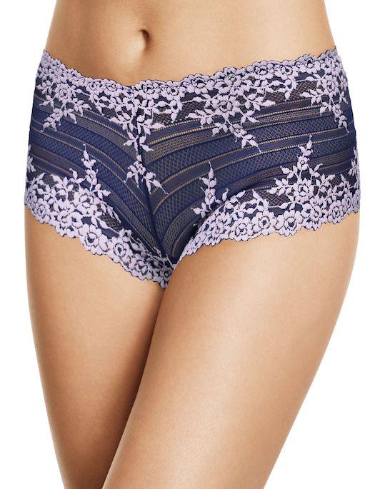 Wacoal Embrace Lace Boyshort PANTY - BOYSHORT - ODD WACOAL TWILIGHT/FOG LG 