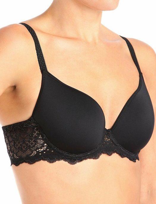 Simone Perele Caresse 3D Plunge Bra BRA - BASIC - T-SHIRT SIMONE PERELE BLACK 30F 