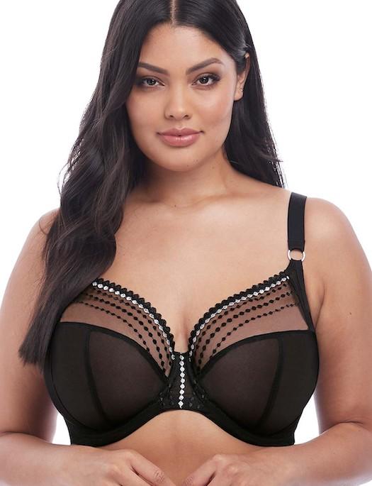 Elomi Matilda Convertible Plunge Bra BRA - BASIC - CLASSIC ELOMI BLACK 34G 